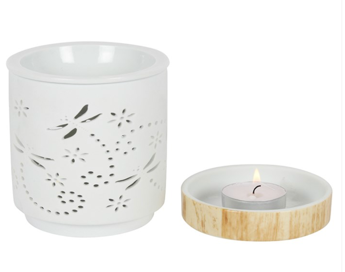 Dragonfly Matte Ceramic Oil Burner