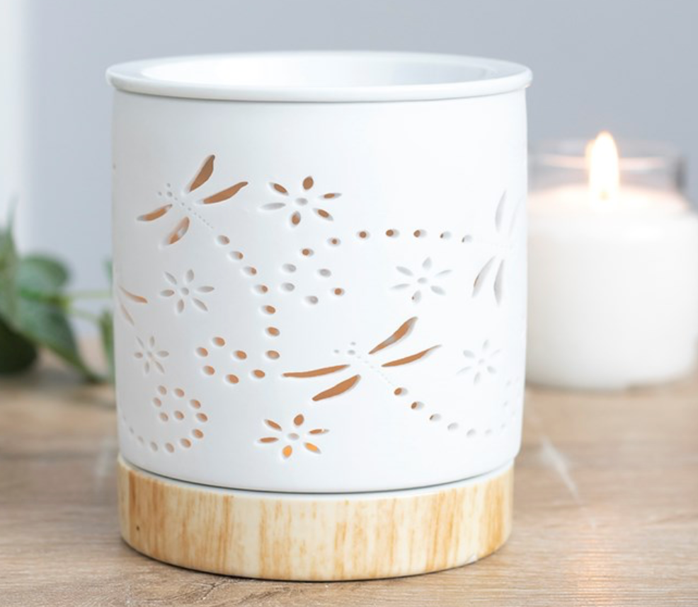 Dragonfly Matte Ceramic Oil Burner